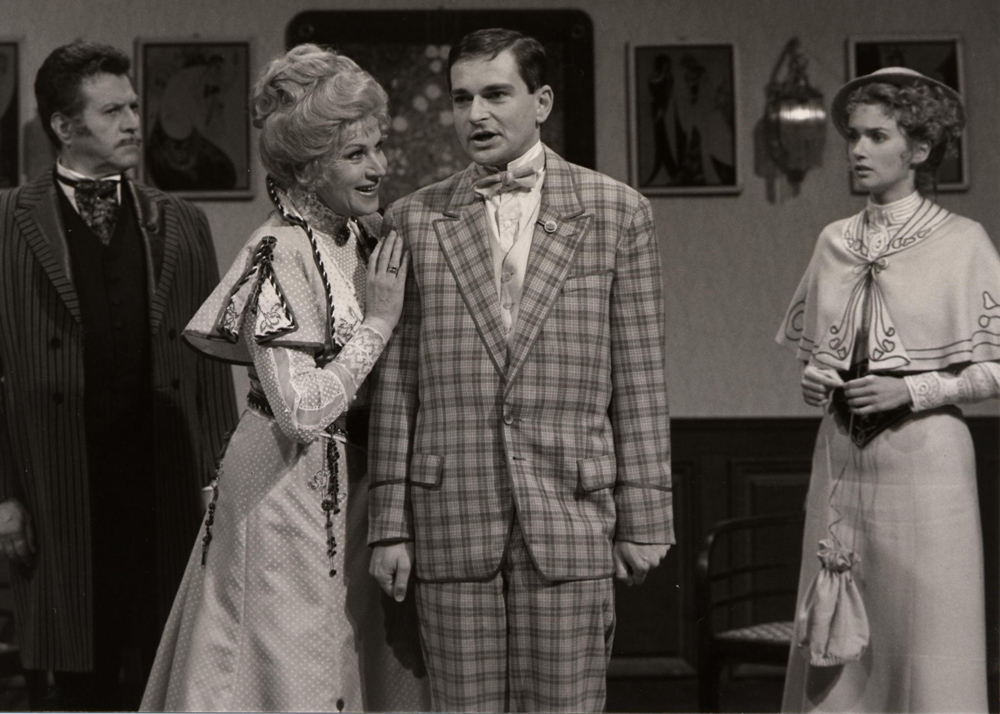 Mit Erwin Strahl, Waltraud Haas und Nicole Fendesack in einer TV Show Ende der 80er
